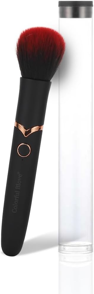 Discreet Lipstick Vibrator: 2-in-1 Makeup Brush & G-Spot Clitoral Stimulator for Women