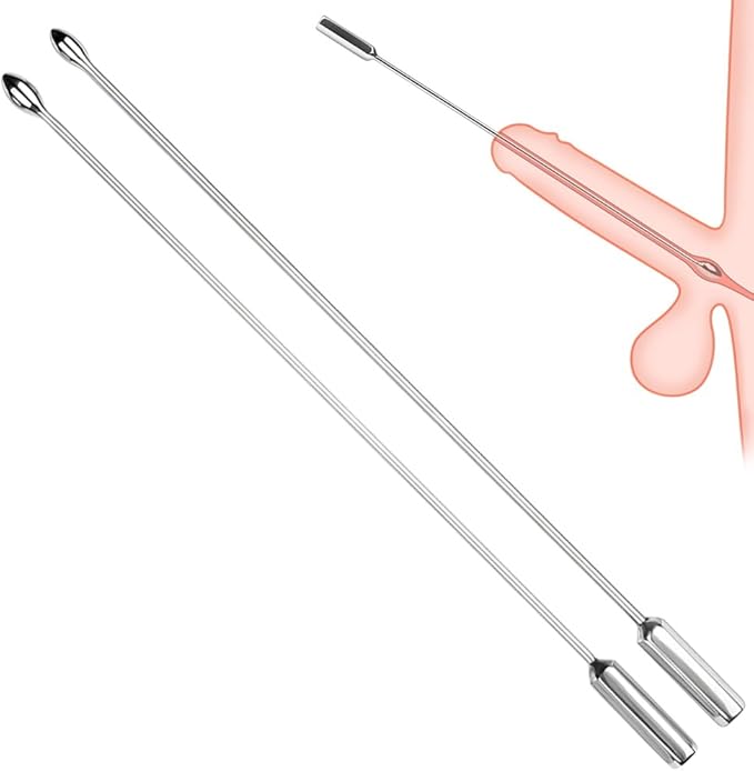 3-Piece Stainless Steel Urethral Sounding Dilator Set for Male Stimulation and Prostate Massage