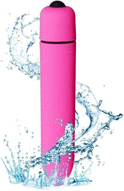 Premium 10-Mode Waterproof Bullet Vibrator - Discreet & Portable Mini Stimulator for Women