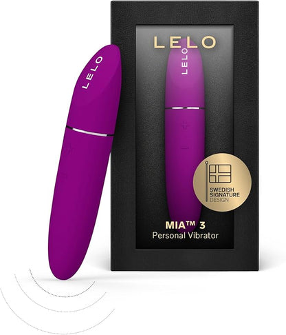 LELO MIA 3 Petite Personal Massager - Discreet Mini Vibrator with 8 Pleasure Settings