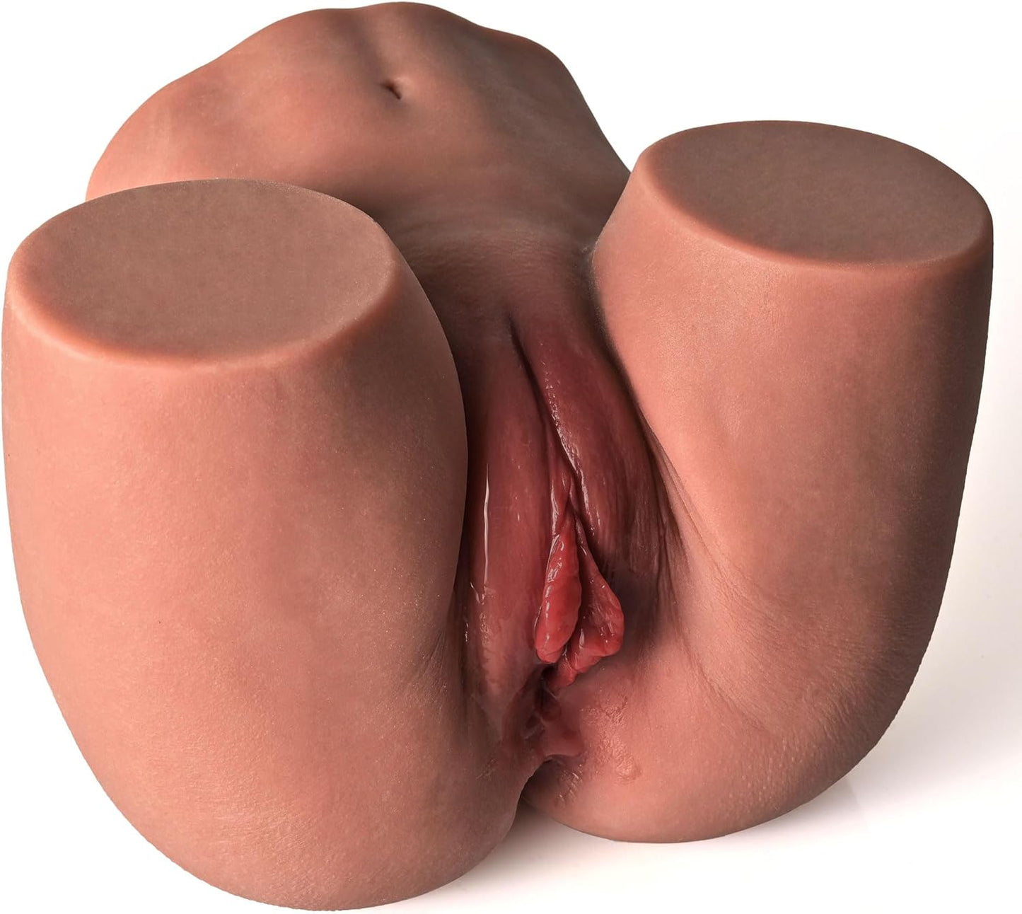 Realistic 8LB Male Masturbator with Soft Vaginal and Anal Channels