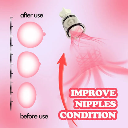 8-Piece Vacuum Suction Cup Set for Clitoral and Nipple Stimulation