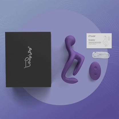 Remote-Controlled Waterproof Vibrating Cock Ring for Couples' Intimacy and Stimulation