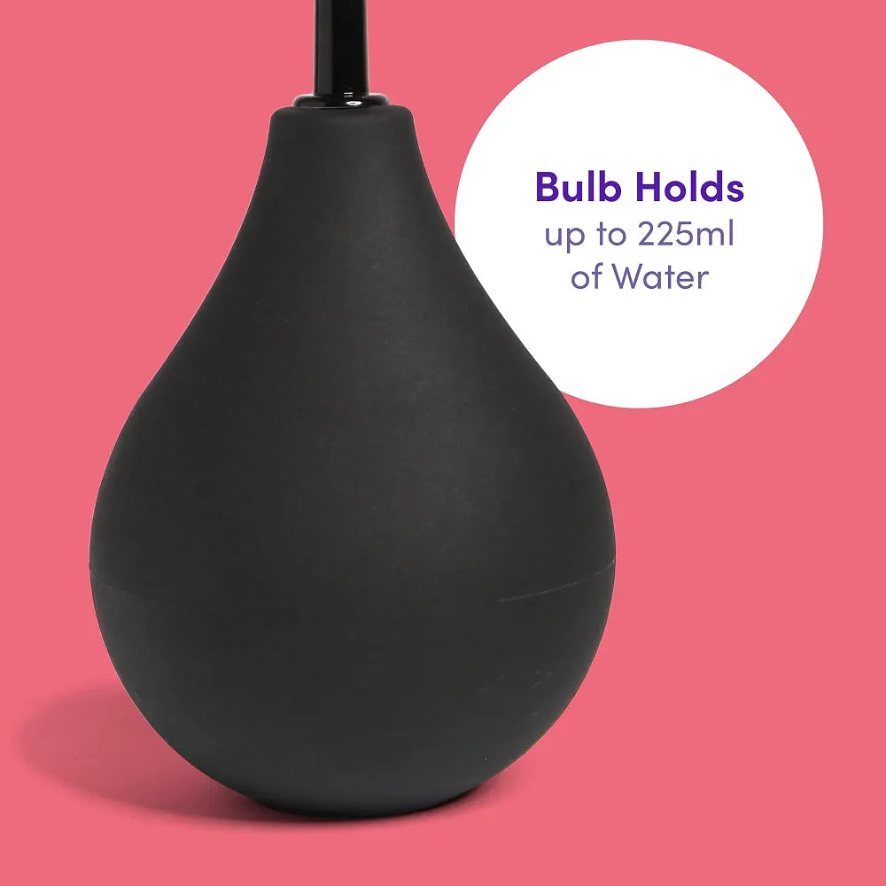 Lovehoney 225ml Soft Silicone Anal Douche Enema Bulb - 2.5 Inch Nozzle