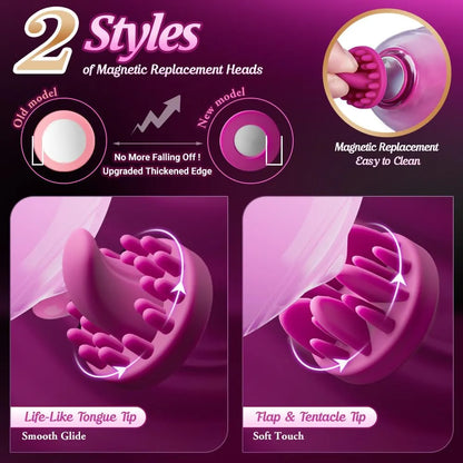 10-Mode Rotating Nipple and Clitoral Stimulator for Couples