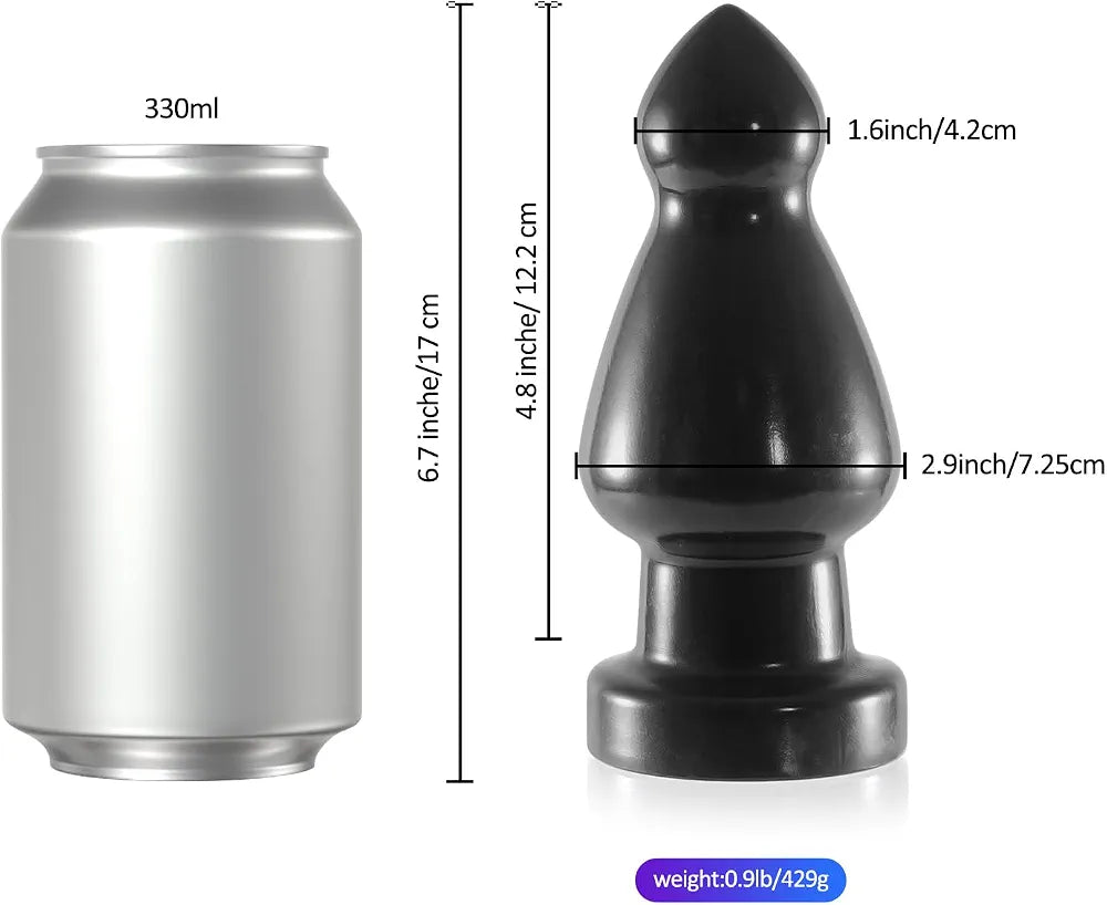 Premium Extra-Large Silicone Anal Training Beads with Suction Base