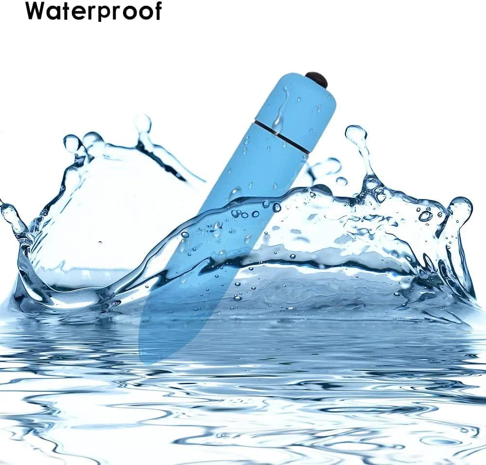 Premium 10-Mode Waterproof Bullet Vibrator - Discreet & Portable Mini Stimulator for Women