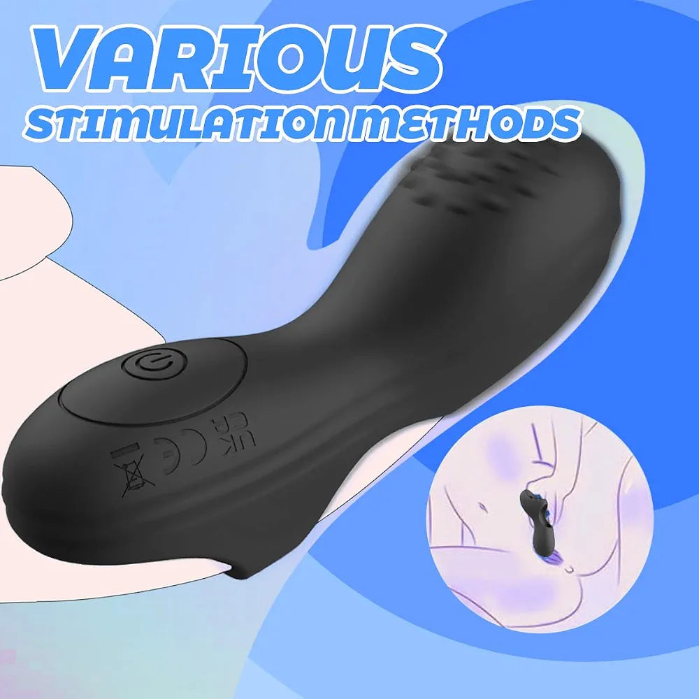 10-Mode Silicone Finger Vibrator for Targeted Clitoral and Nipple Stimulation