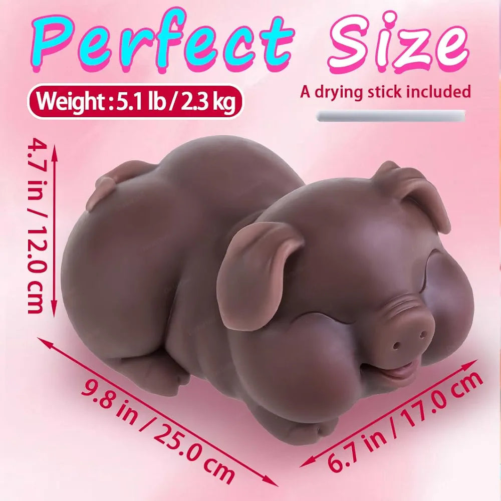 Realistic Pig-Themed Male Masturbator Torso with Dual-Entry Vaginal and Anal Channels
