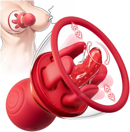 10-Mode Silicone Nipple Sucker and Clitoral Stimulator Massager