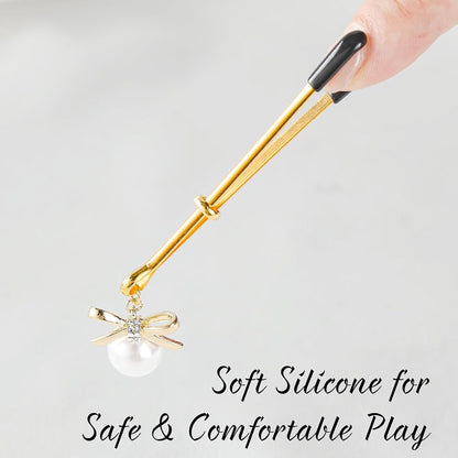 Adjustable Silicone Nipple Clamps - Non-Piercing Sensory Jewelry Set (2 Pieces)