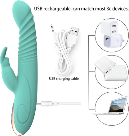 Premium Waterproof Realistic G-Spot Vibrator with 8 Vibration Modes