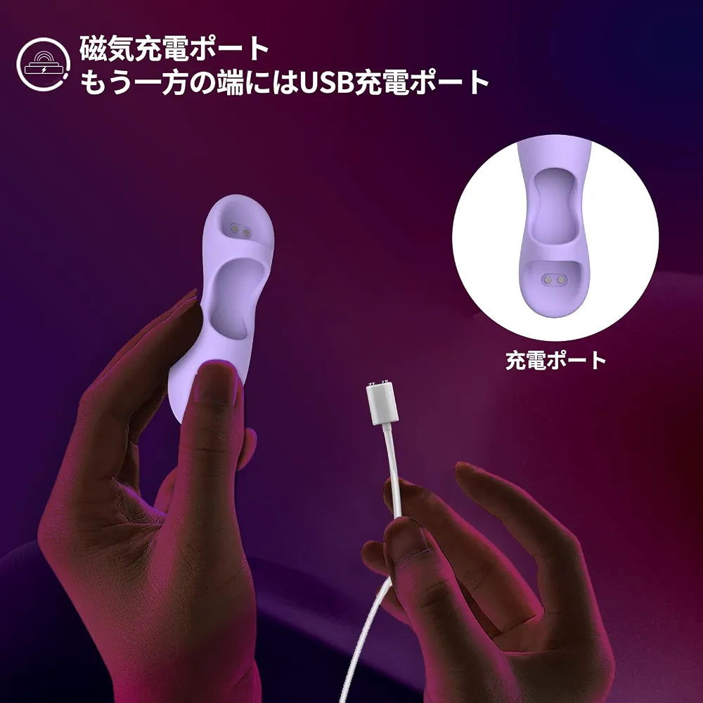 Ergonomic Finger Vibrator for Targeted Clitoral and Nipple Stimulation