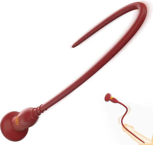 11.4-Inch Vibrating Urethral Penis Plug and Sounding Toy for Men with 10 Vibration Modes