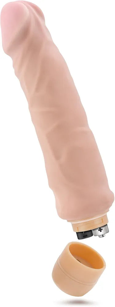 Blush X5 Plus 9.25-Inch Waterproof Realistic Vibrating Dildo with Flexible Shaft and Multi-Speed G-Spot Stimulation