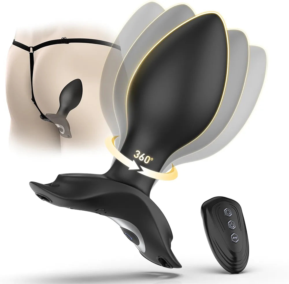 Rumpo Remote-Controlled Rotating Prostate Massager and Vibrating Anal Plug