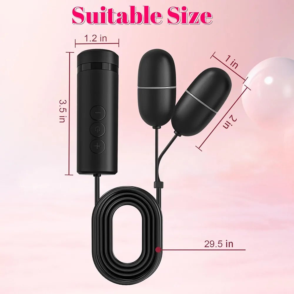 7-Mode Rechargeable Remote-Controlled Bullet Vibrator for G-Spot and Clitoral Stimulation