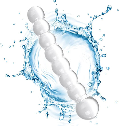 Premium Borosilicate Glass G-Spot Pleasure Wand for Couples