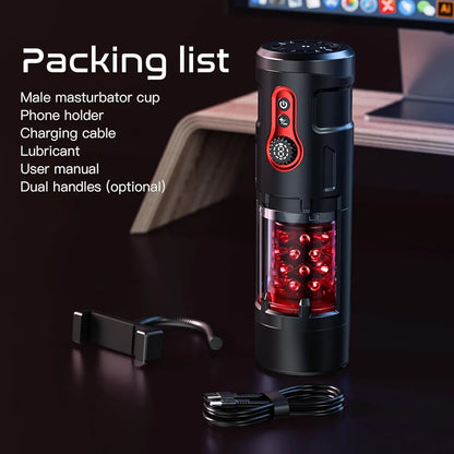 VIIGOO Automatic Male Masturbation Cup with 5 Thrusting and 9 Rotation Modes