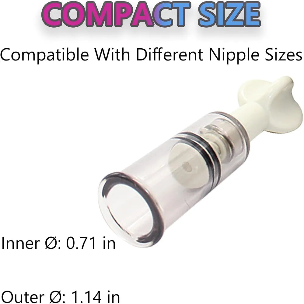 Premium Silicone Nipple Suction Cups for Couples - 2 Piece Set