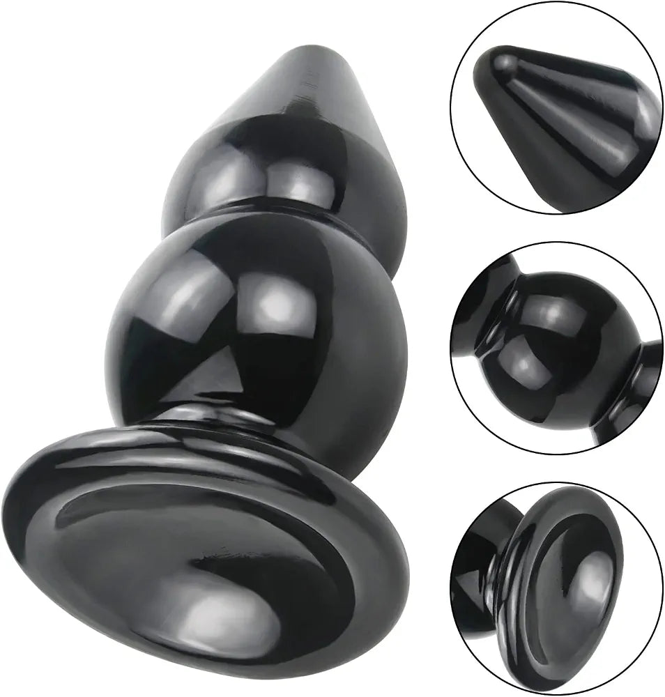 Premium Silicone Anal Training Beads with Suction Base for Prostate and G-Spot Stimulation