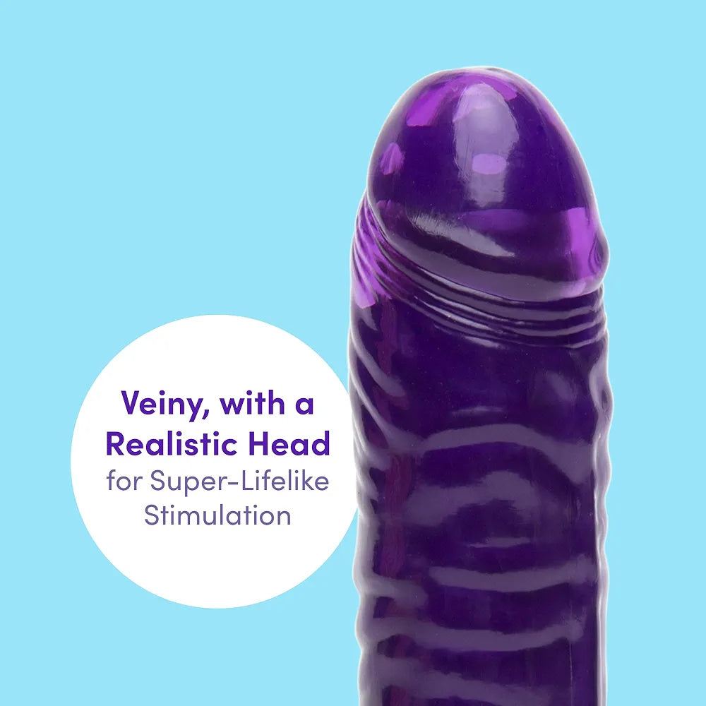 Lovehoney 5-Inch Realistic Multispeed Vibrating Dildo - Purple