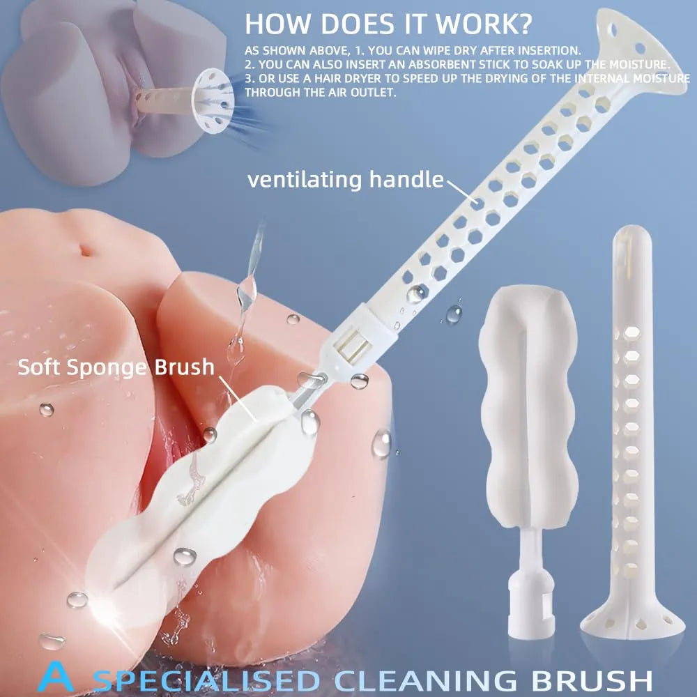 7-Piece Comprehensive Sex Toy and Masturbator Cleaning and Maintenance Care Kit