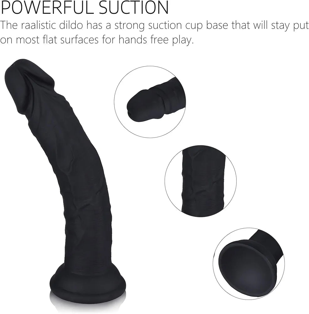 Silicone Anal Training Plug Set with Suction Cup - 3-Piece Beginner Prostate and G-Spot Massager