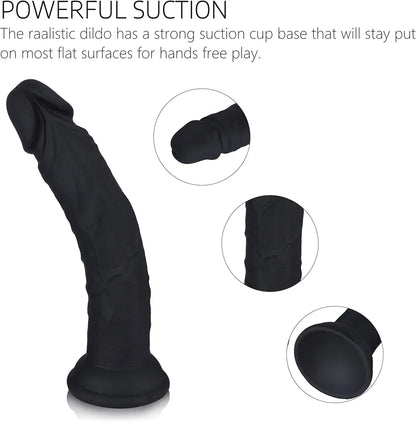 Silicone Anal Training Plug Set with Suction Cup - 3-Piece Beginner Prostate and G-Spot Massager