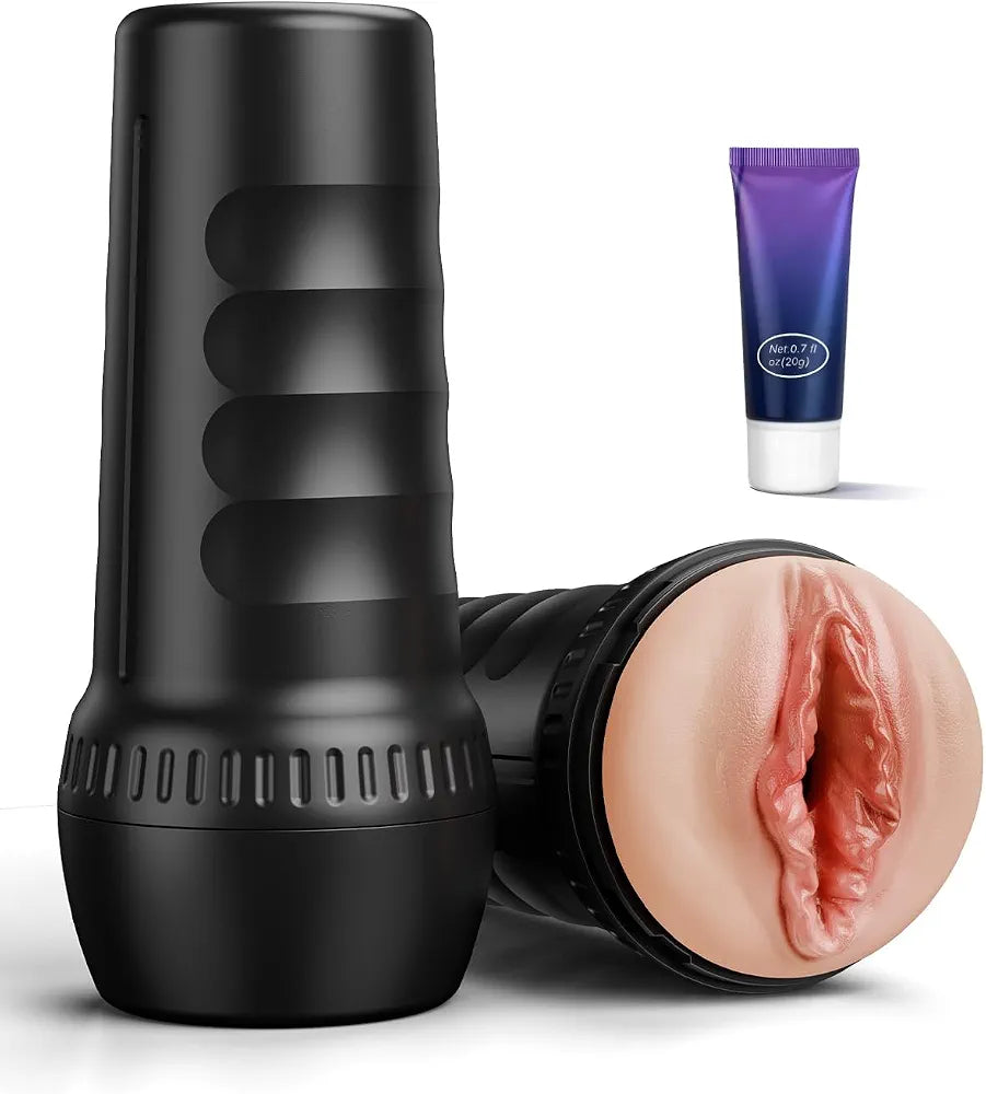 Viigoo Realistic 6.7-inch Pocket Pussy Masturbation Stroker for Men - Quiet Adult Sex Toy