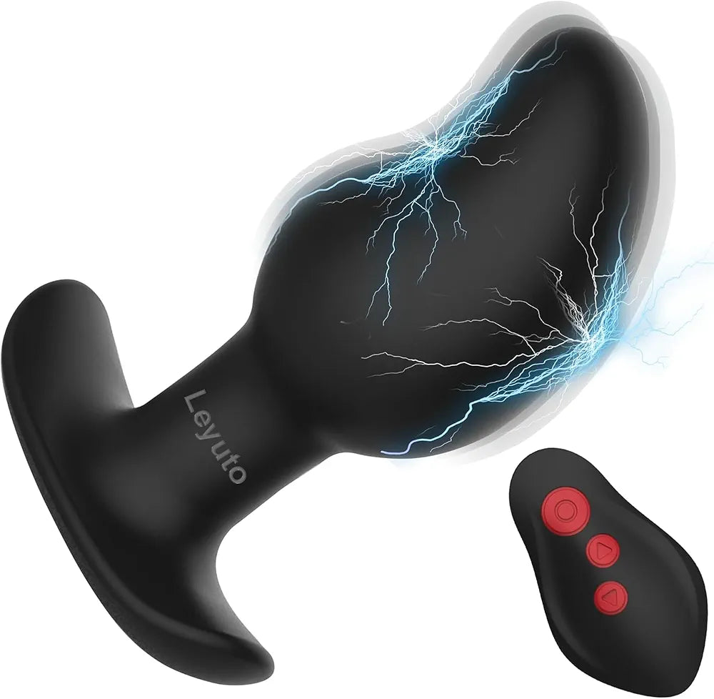 Leyuto Remote-Controlled Prostate Massager and Anal Vibrator with 8 Stimulation Modes