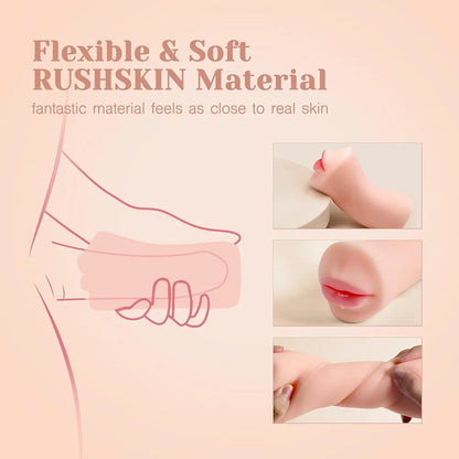 Tracy's Dog Realistic RUSHSKIN Deep Throat Pocket Masturbator for Men
