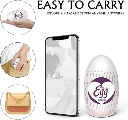 Ultra-Stretchy Realistic Handheld Male Masturbator Cup with 3D Lifelike Vagina Texture and Strong Suction