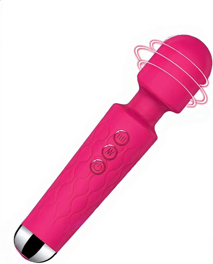 Premium Rechargeable Wand Massager with 160 Vibration Modes for Targeted Clitoral and G-Spot Stimulation