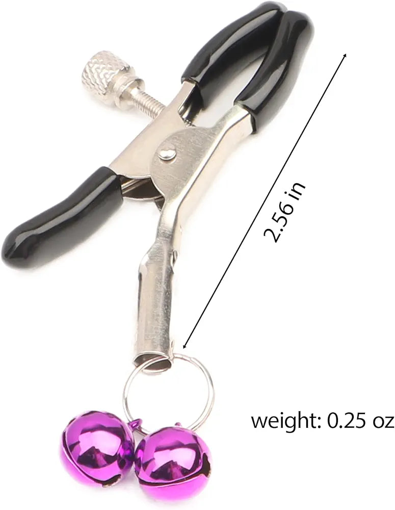 Adjustable Weighted Nipple Clamps for Couples BDSM Stimulation