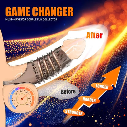 Silicone Penis Ring and Cock Sleeve for Enhanced Performance and Couple Pleasure