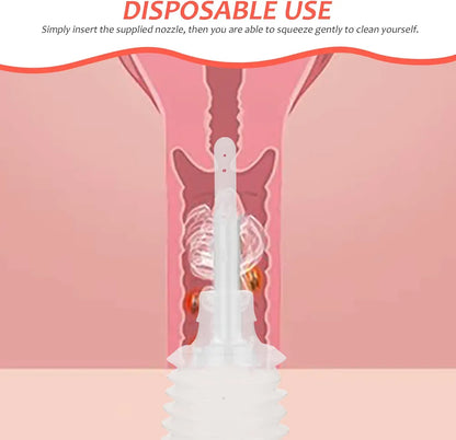 Artibetter 200ml Disposable Enema Douche Applicator Bottle - 10 Pack for Vaginal and Anal Cleansing