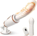 UTIMI Dual-Head Thrusting Dildo Sex Machine with Heating, Suction Cup, and 14 Vibration Modes