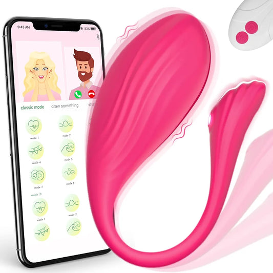 Premium App-Controlled Wearable Bullet Vibrator for Couples - Discreet G-Spot and Clitoral Stimulator