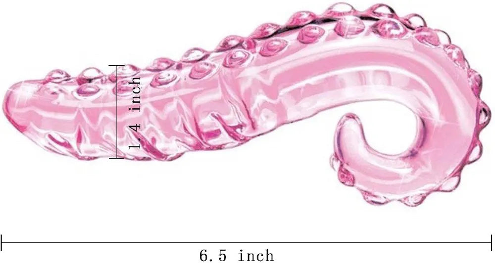 Premium Handcrafted Borosilicate Crystal Glass Pleasure Wand Massager