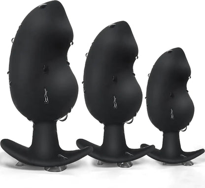 Ergonomic Silicone Anal Training Plug with Curved Base for Comfortable Prostate Stimulation