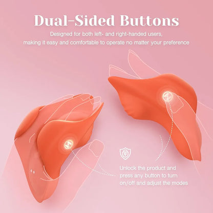 Rechargeable Palm-Sized Clitoral Massager with 7 Vibration Modes - Waterproof Discreet Mini Bullet