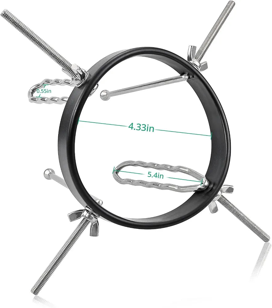 Premium Stainless Steel and Resin Anal and Vaginal Dilator Set for BDSM and Personal Wellness