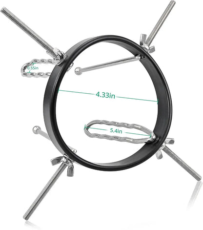 Premium Stainless Steel and Resin Anal and Vaginal Dilator Set for BDSM and Personal Wellness