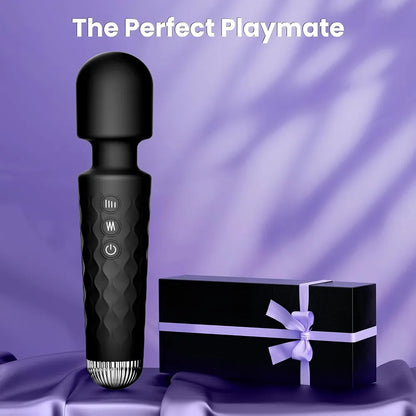 Allovü Rechargeable Wand Massager - Waterproof 10-Speed Clitoral Stimulator for Women