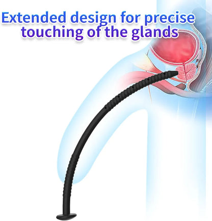 Hollow Silicone Urethral Sounding Plug with Irrigation Syringe for Men