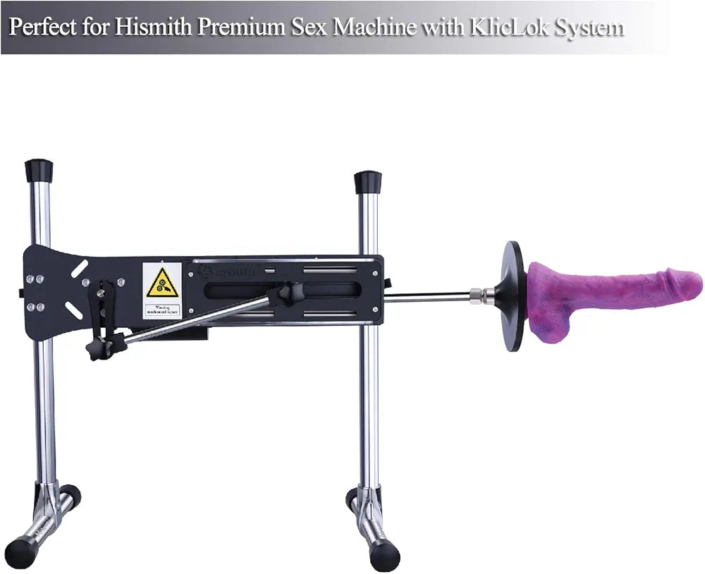 Hismith 4.5-Inch Suction Cup Adapter with KlicLok System - Universal Dildo Holder Attachment