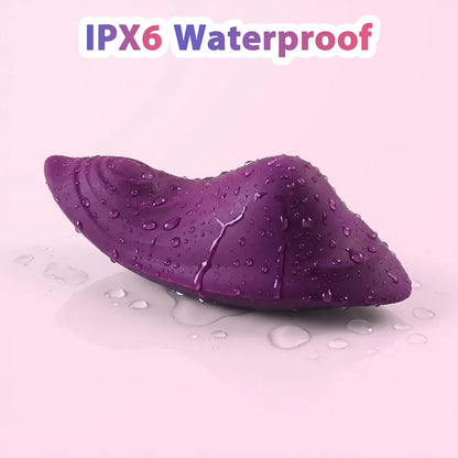 Butterfly Wearable App-Controlled Panty Vibrator with 10 Modes, Waterproof Magnetic Charging Clitoral Stimulator for Women and Couples