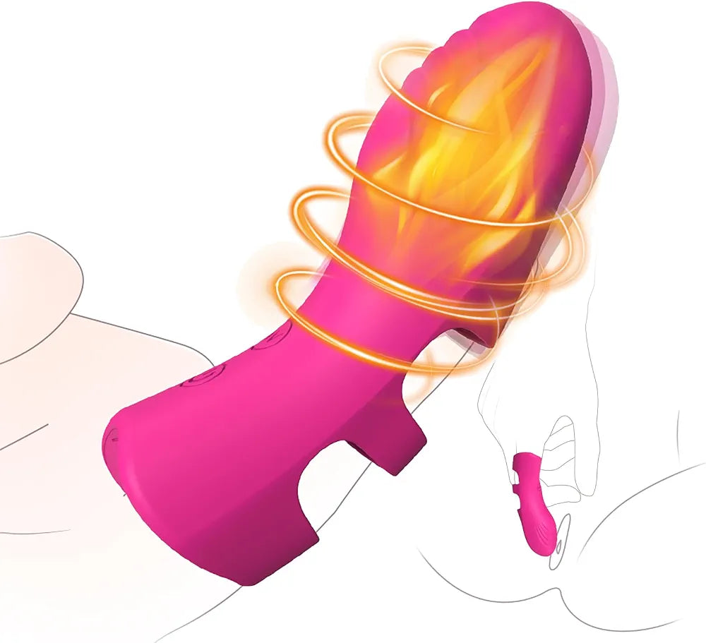 Butterfly Clitoral & G-Spot Vibrator with 10 Vibration Modes and Heating Function
