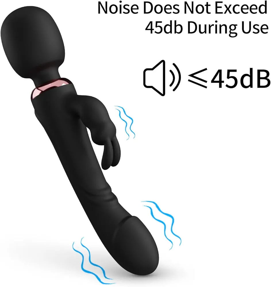 10-Mode Realistic Silicone G-Spot and Clitoral Vibrator for Solo and Couples